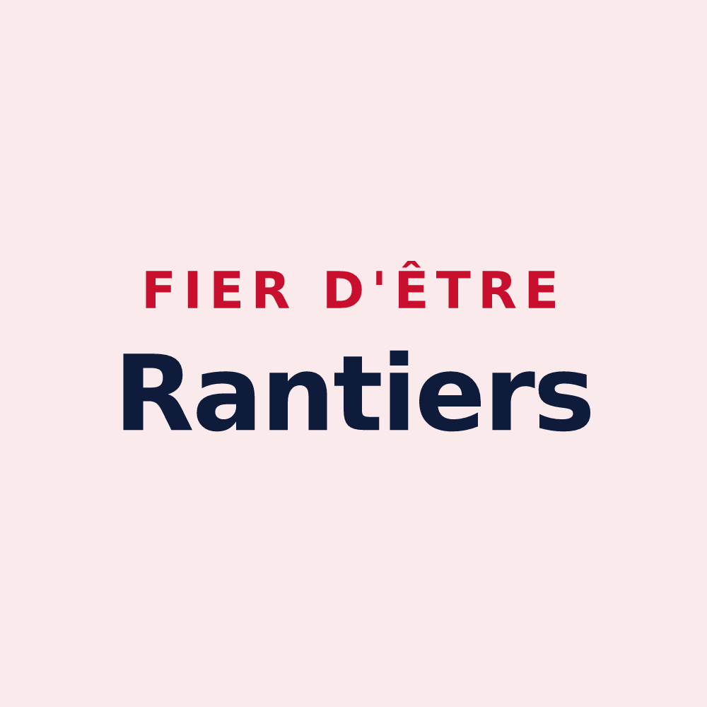 Magnet « Fier d'être Rantiers » — design pour Rans