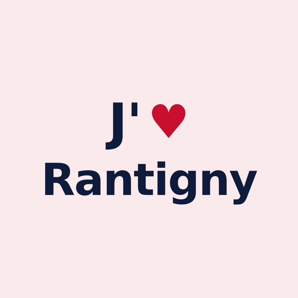 Magnet personnalisé Rantigny — design J'aime Rantigny