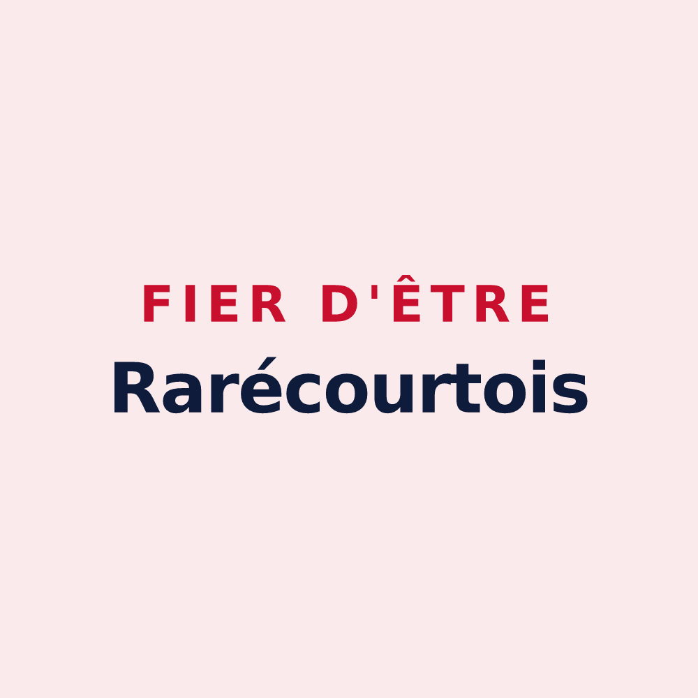 Magnet « Fier d'être Rarécourtois » — design pour Rarécourt