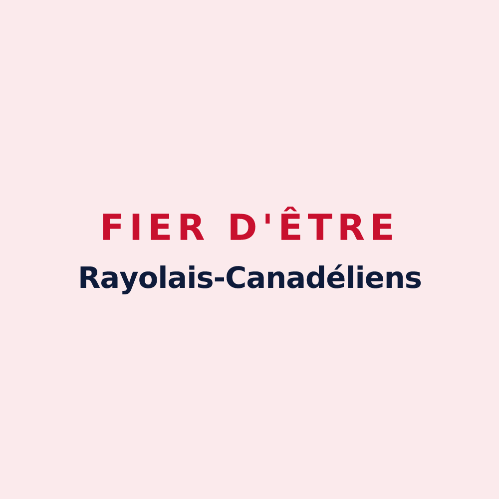 Magnet « Fier d'être Rayolais-Canadéliens » — design pour Rayol-Canadel-sur-Mer