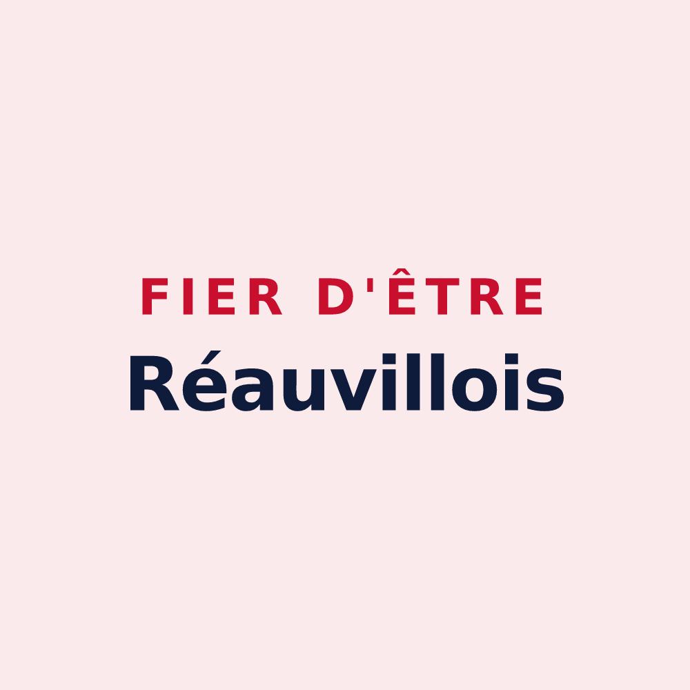 Magnet « Fier d'être Réauvillois » — design pour Réauville