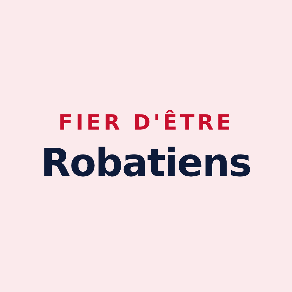 Magnet « Fier d'être Robatiens » — design pour Rebets
