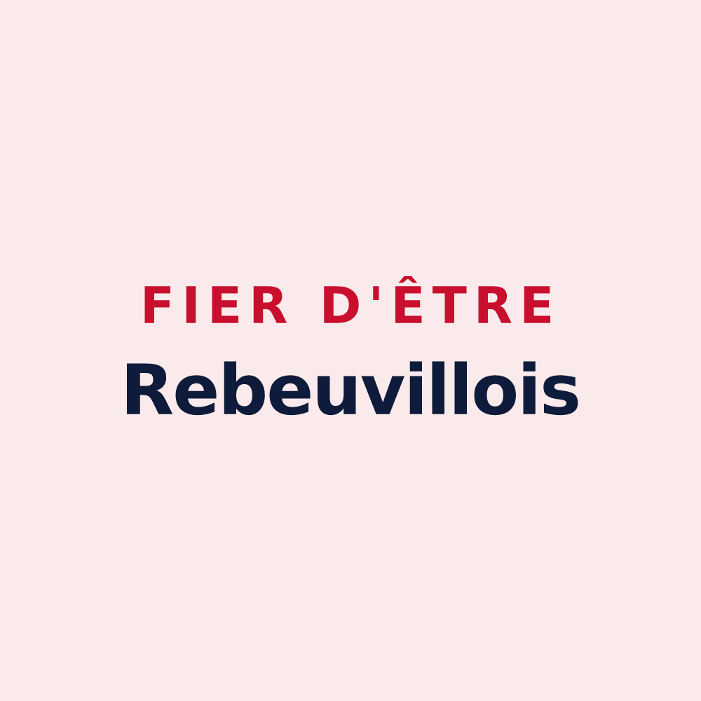 Magnet « Fier d'être Rebeuvillois » — design pour Rebeuville