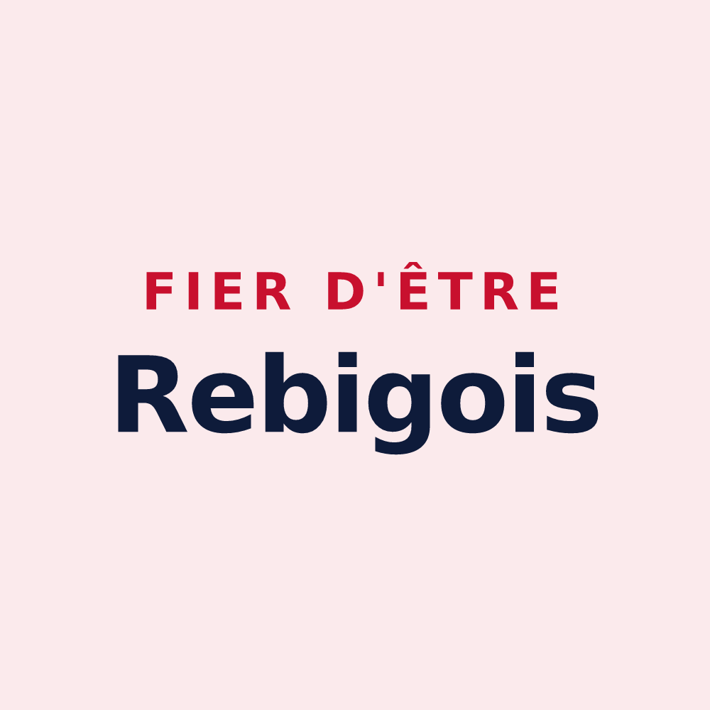 Magnet « Fier d'être Rebigois » — design pour Rebigue