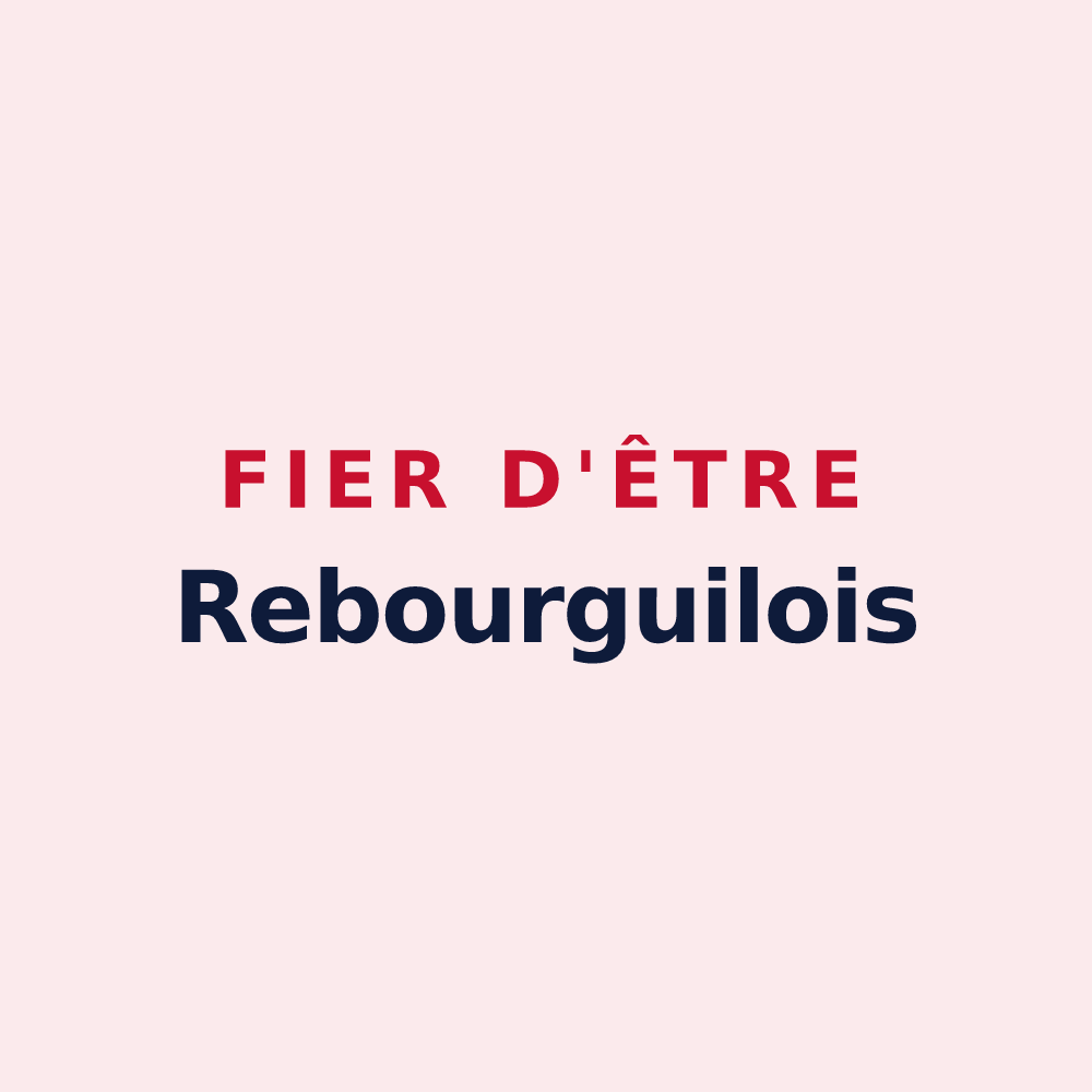 Magnet « Fier d'être Rebourguilois » — design pour Rebourguil