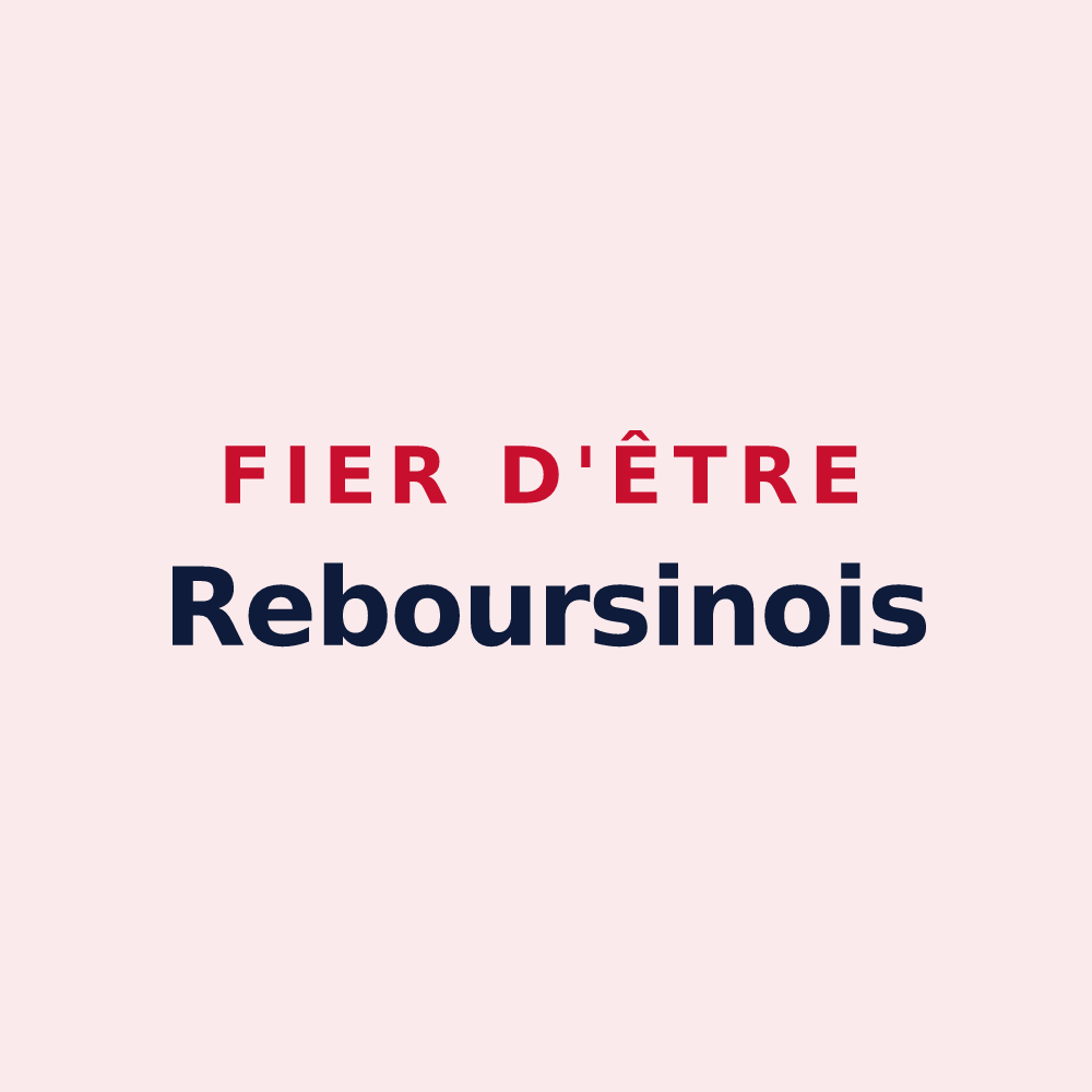 Magnet « Fier d'être Reboursinois » — design pour Reboursin