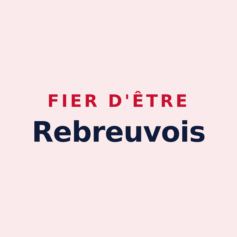 Magnet « Fier d'être Rebreuvois » — design pour Rebreuve-Ranchicourt