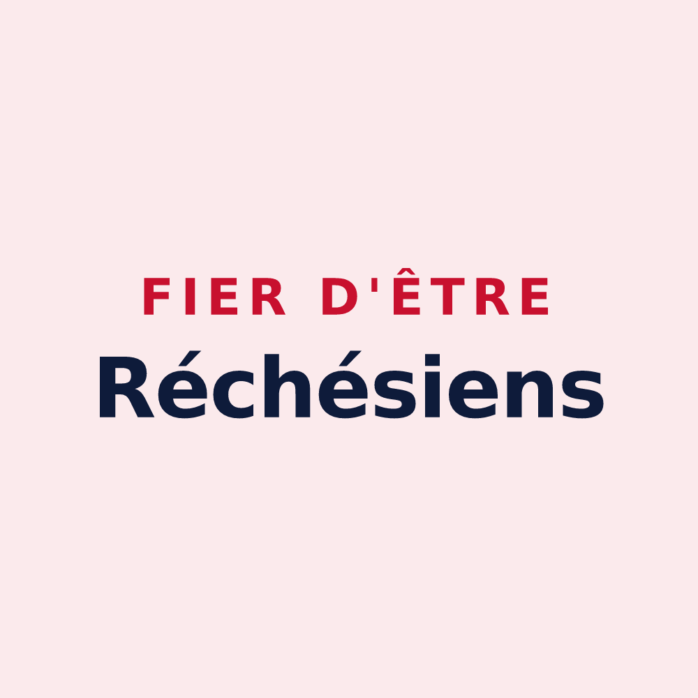 Magnet « Fier d'être Réchésiens » — design pour Réchésy