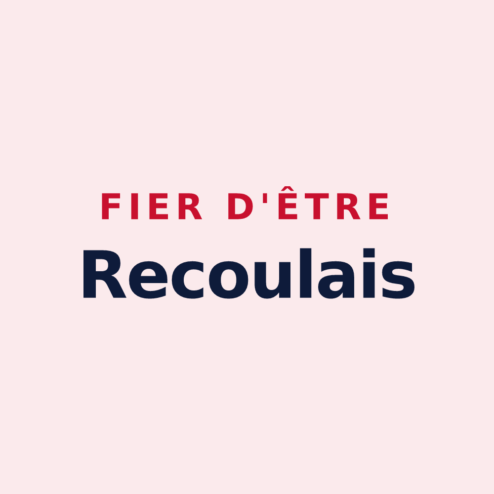 Magnet « Fier d'être Recoulais » — design pour Recoules-d'Aubrac