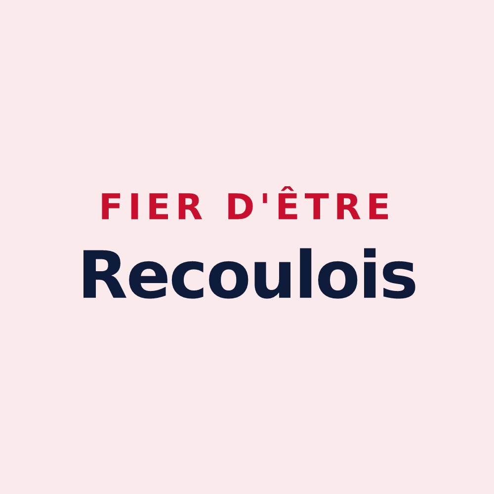 Magnet « Fier d'être Recoulois » — design pour Recoules-de-Fumas