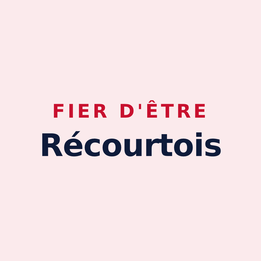 Magnet « Fier d'être Récourtois » — design pour Récourt-le-Creux