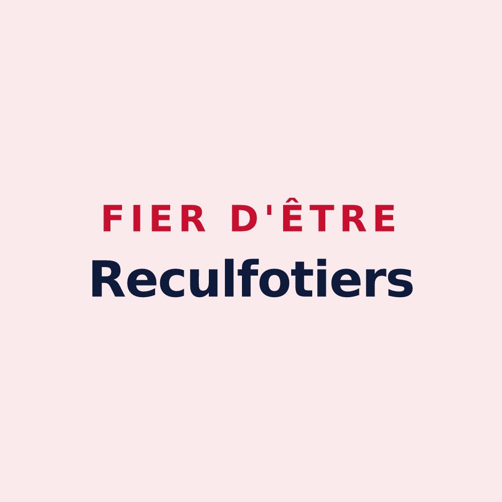Magnet « Fier d'être Reculfotiers » — design pour Reculfoz
