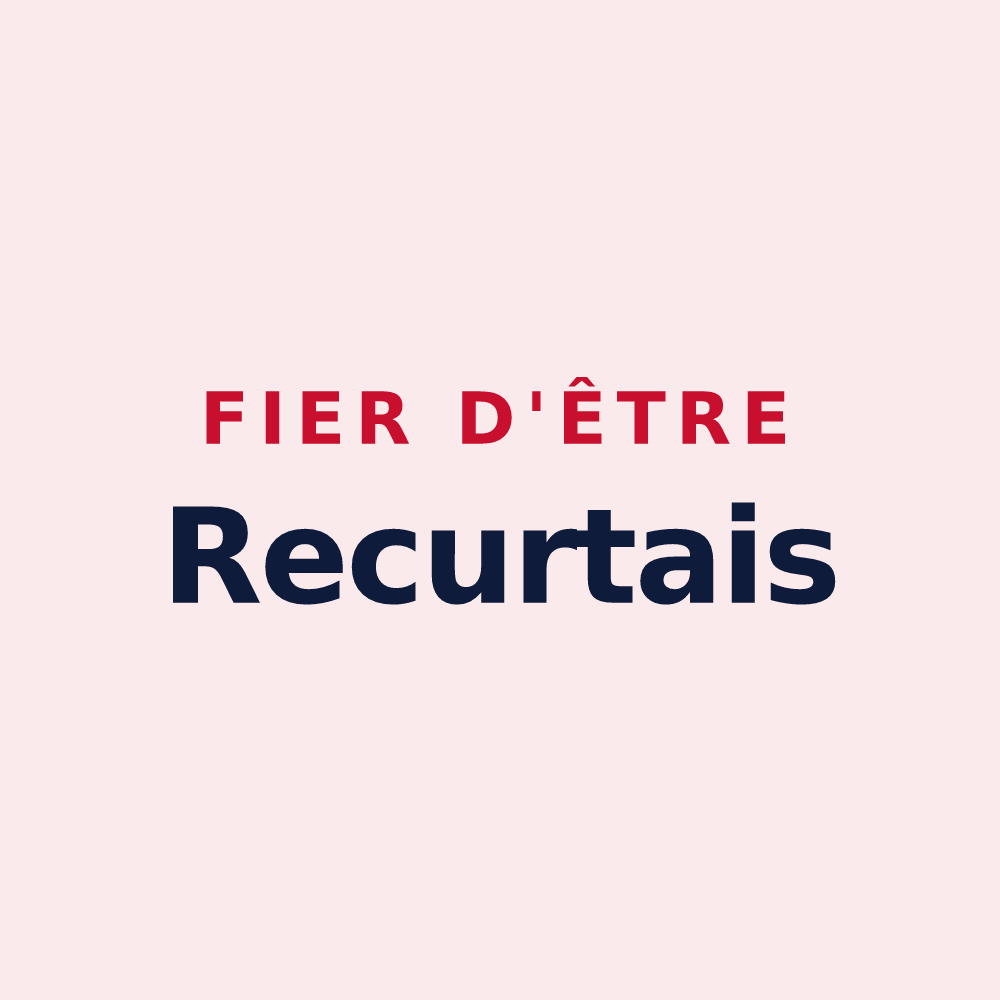 Magnet « Fier d'être Recurtais » — design pour Recurt