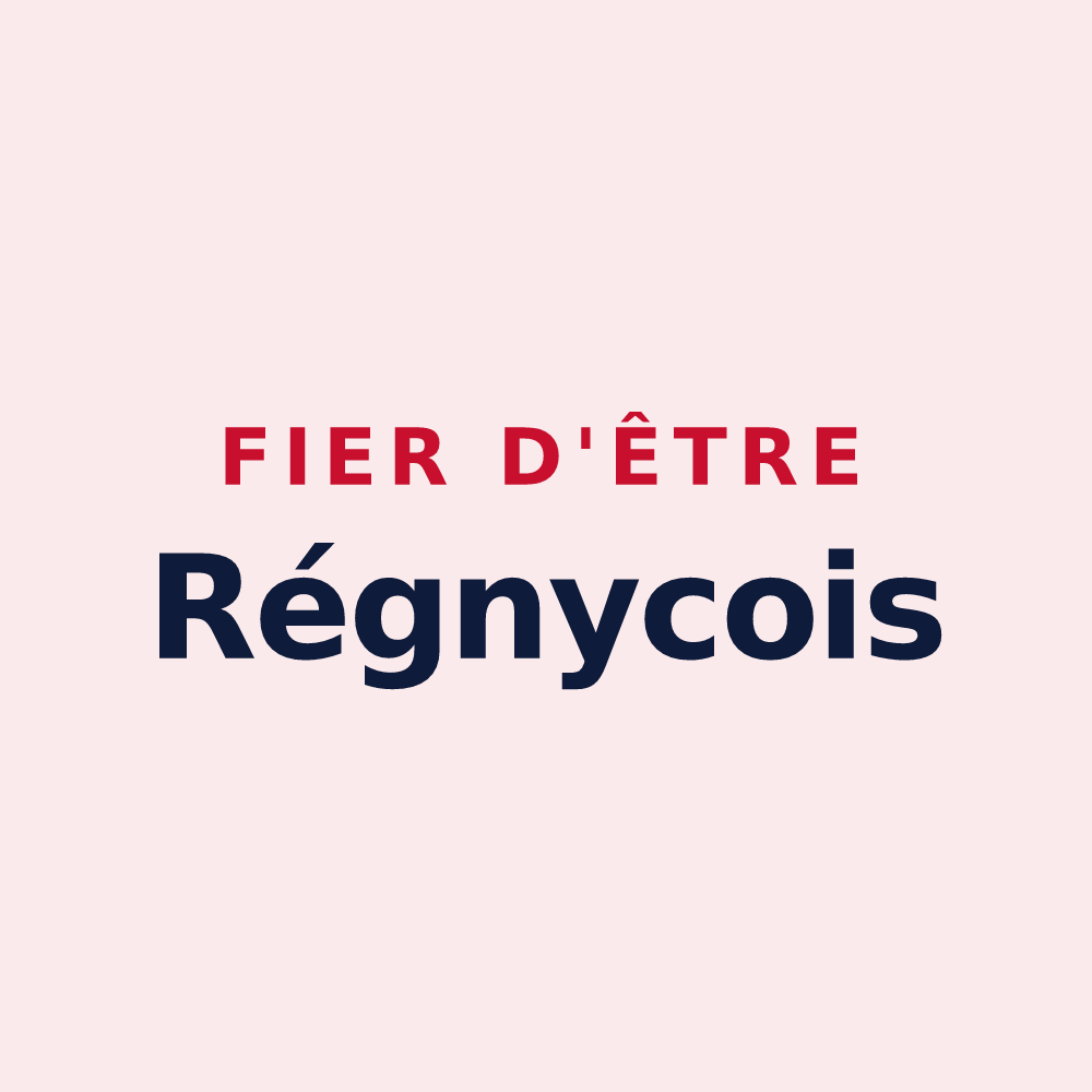 Magnet « Fier d'être Régnycois » — design pour Régny