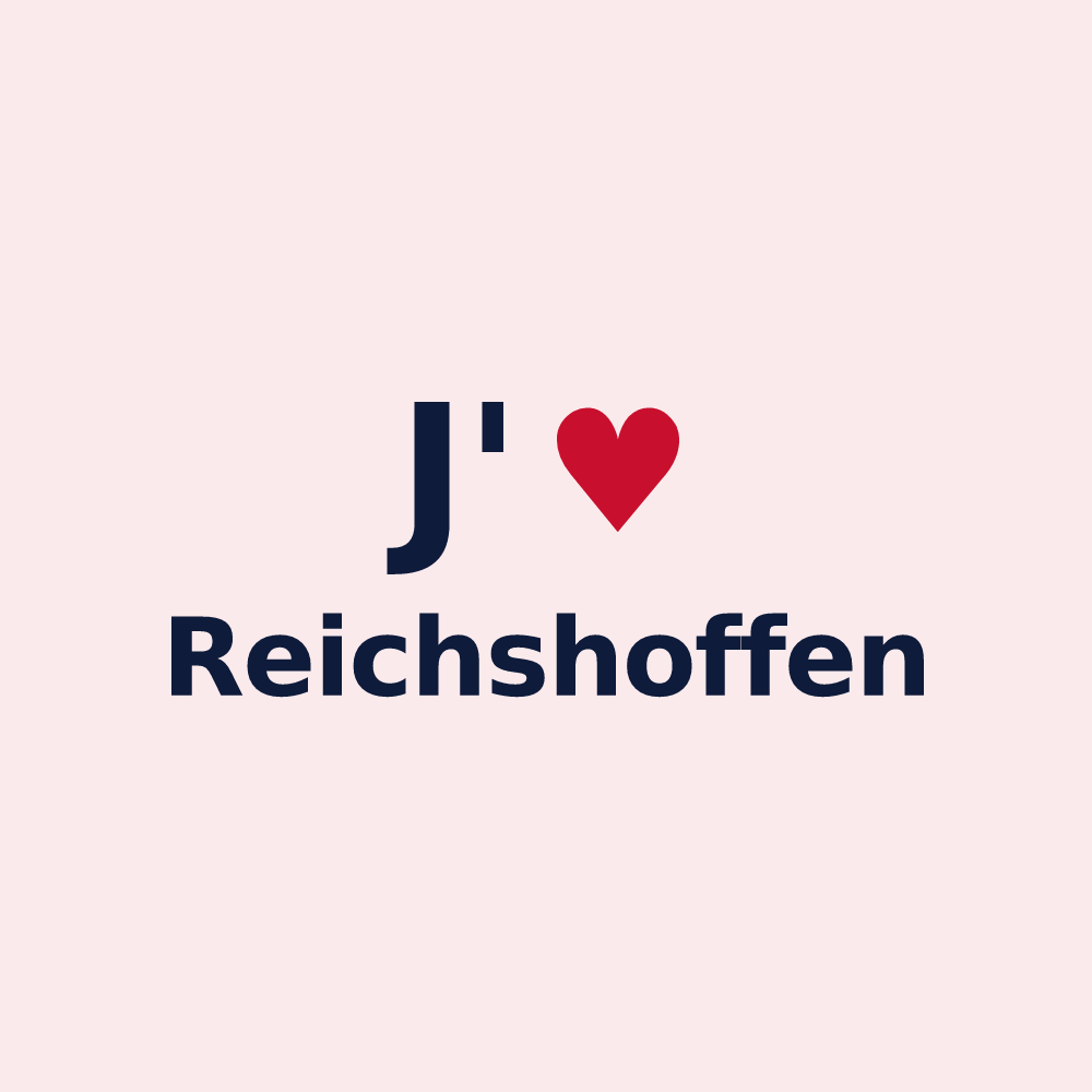 Magnet personnalisé Reichshoffen — design J'aime Reichshoffen