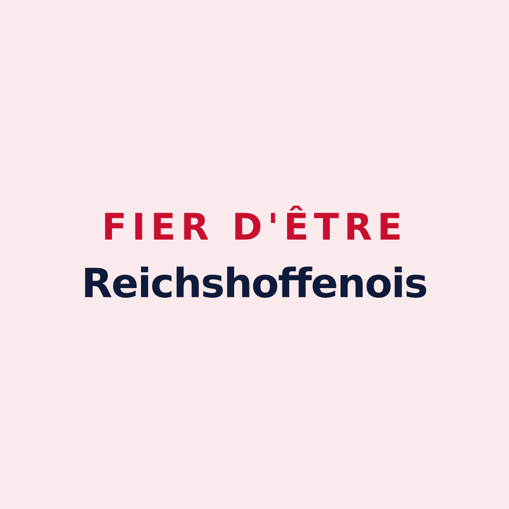 Magnet « Fier d'être Reichshoffenois » — design pour Reichshoffen