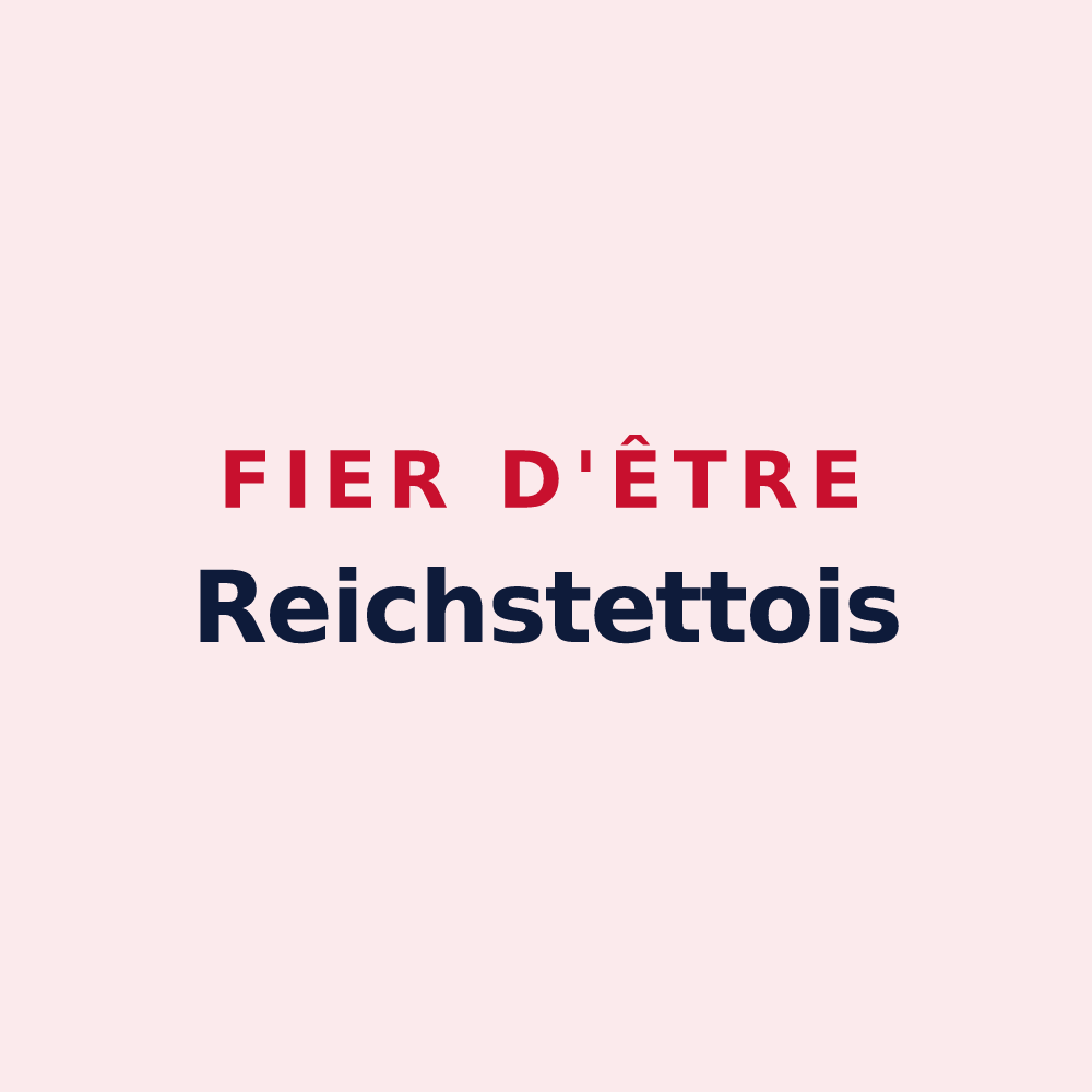 Magnet « Fier d'être Reichstettois » — design pour Reichstett