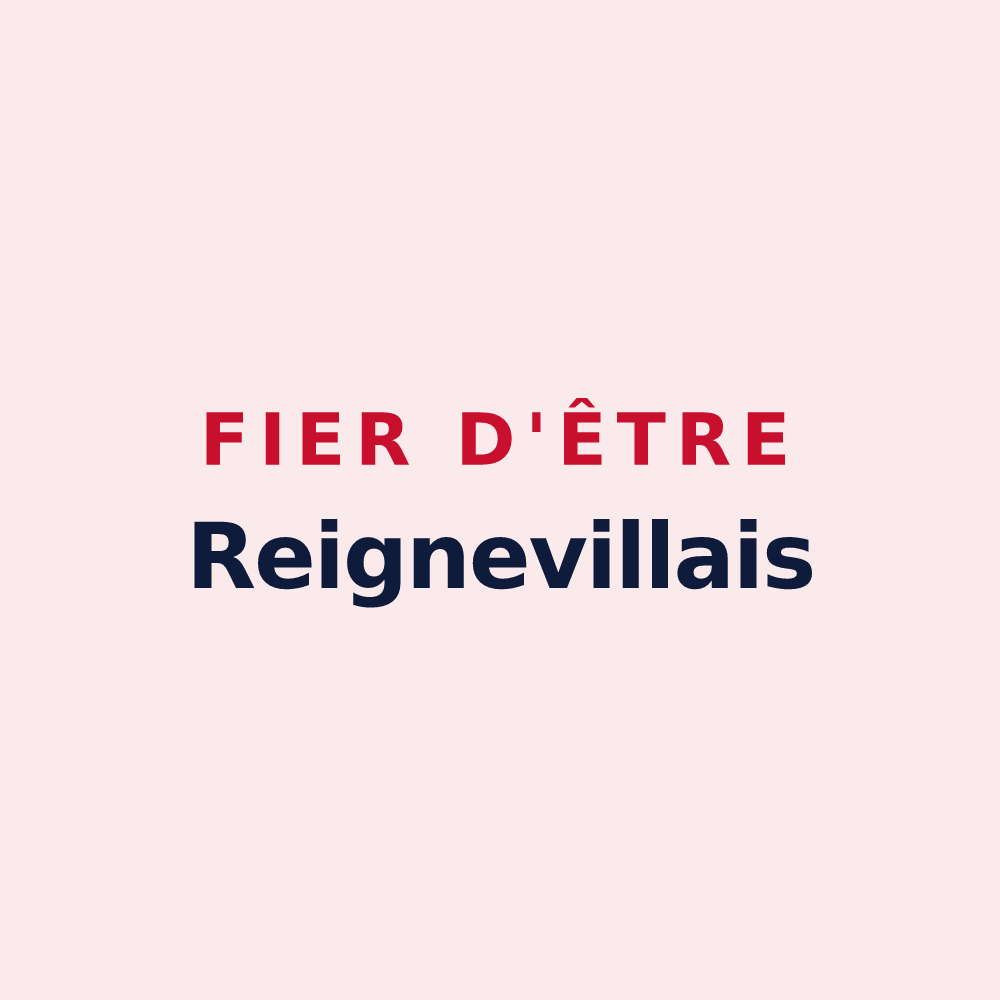 Magnet « Fier d'être Reignevillais » — design pour Reigneville-Bocage