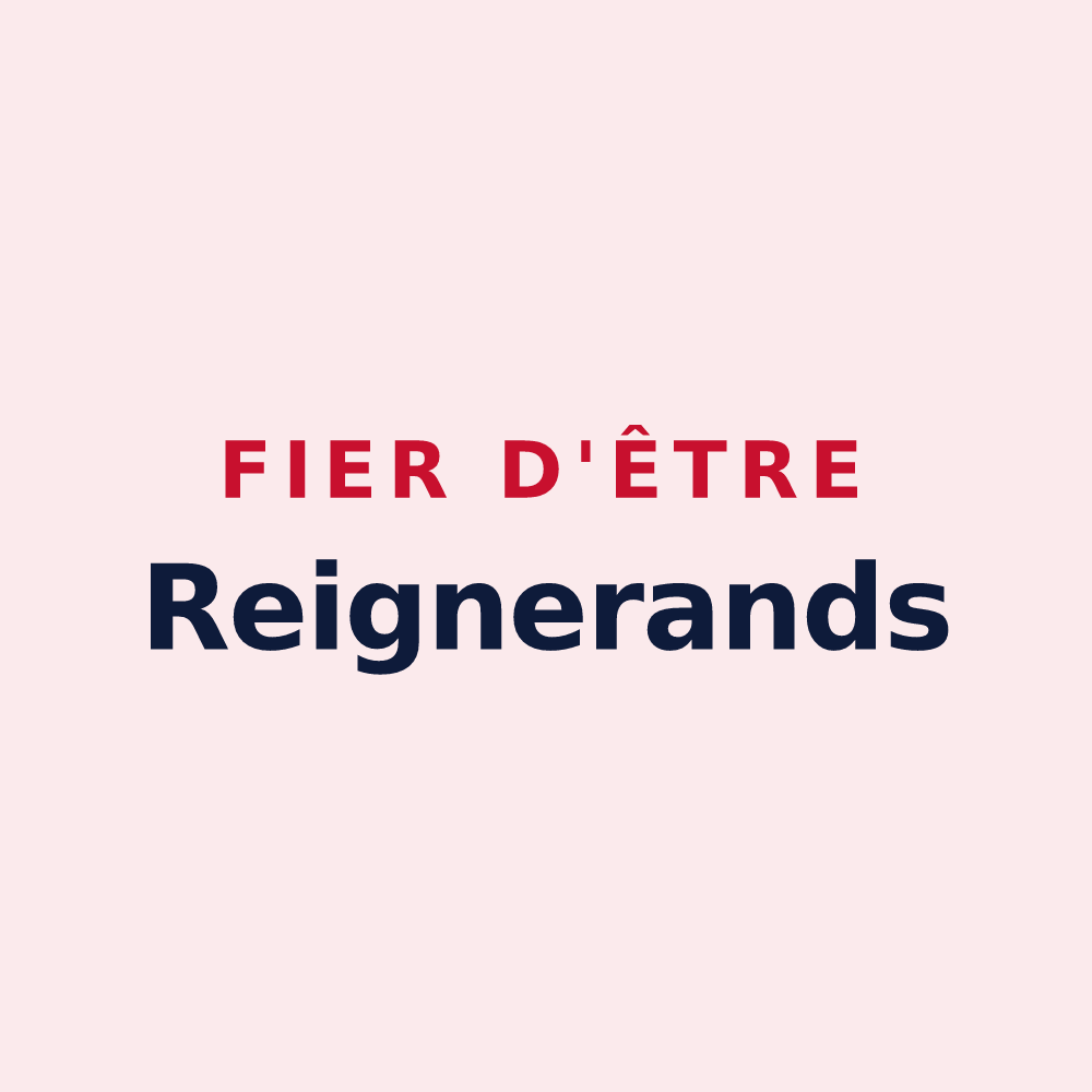 Magnet « Fier d'être Reignerands » — design pour Reignier-Ésery