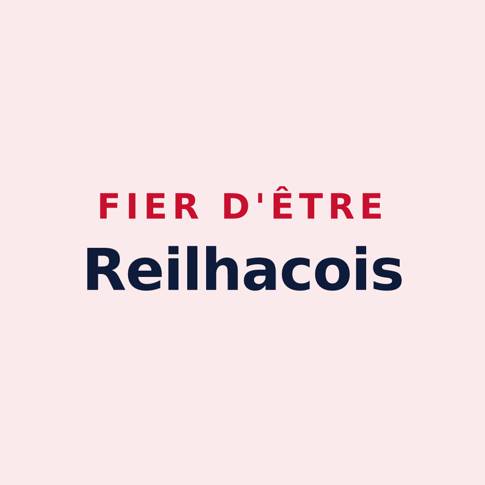 Magnet « Fier d'être Reilhacois » — design pour Reilhac