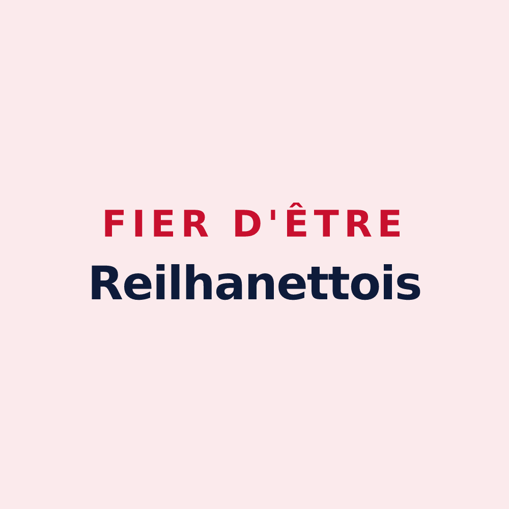 Magnet « Fier d'être Reilhanettois » — design pour Reilhanette