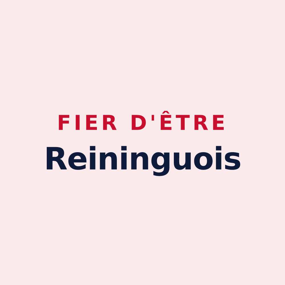 Magnet « Fier d'être Reininguois » — design pour Reiningue