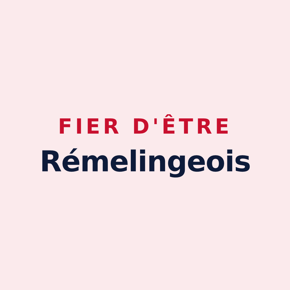 Magnet « Fier d'être Rémelingeois » — design pour Rémeling