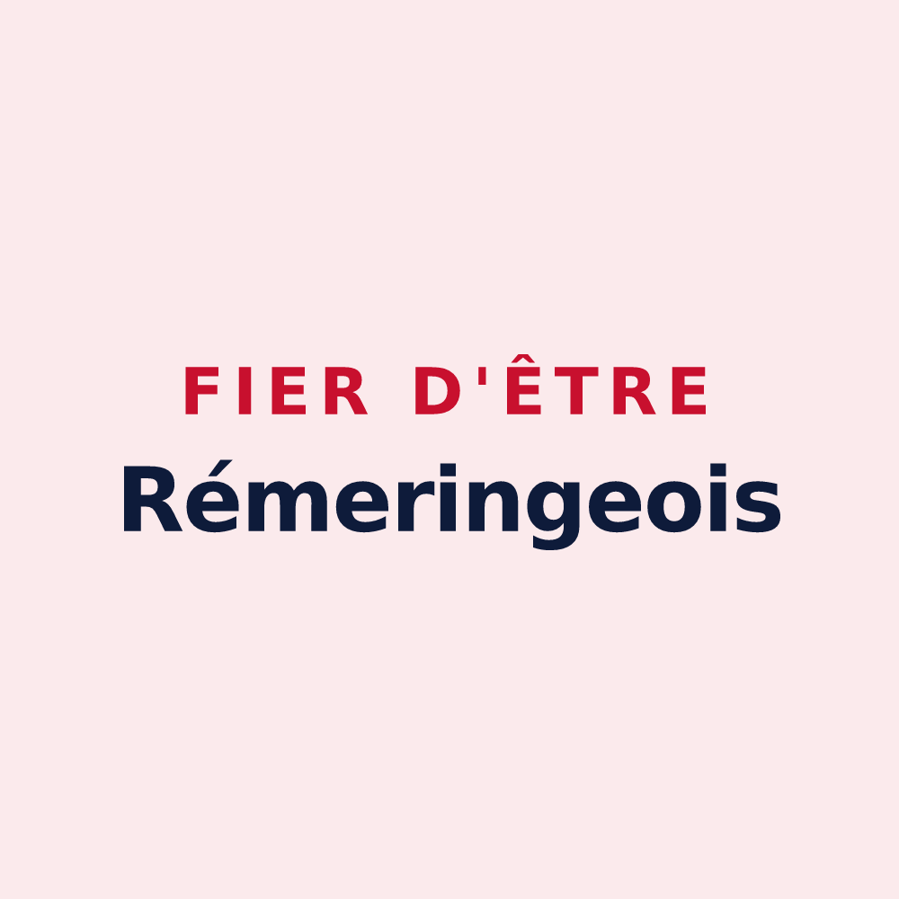 Magnet « Fier d'être Rémeringeois » — design pour Rémering-lès-Puttelange