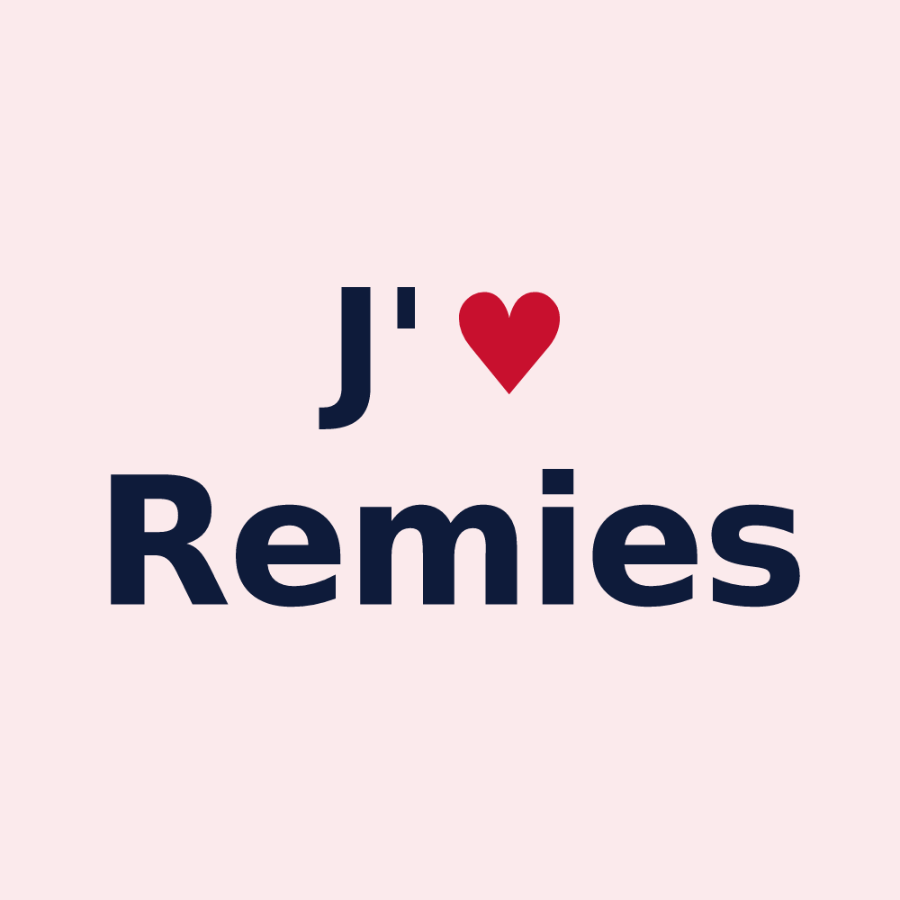 Magnet personnalisé Remies — design J'aime Remies