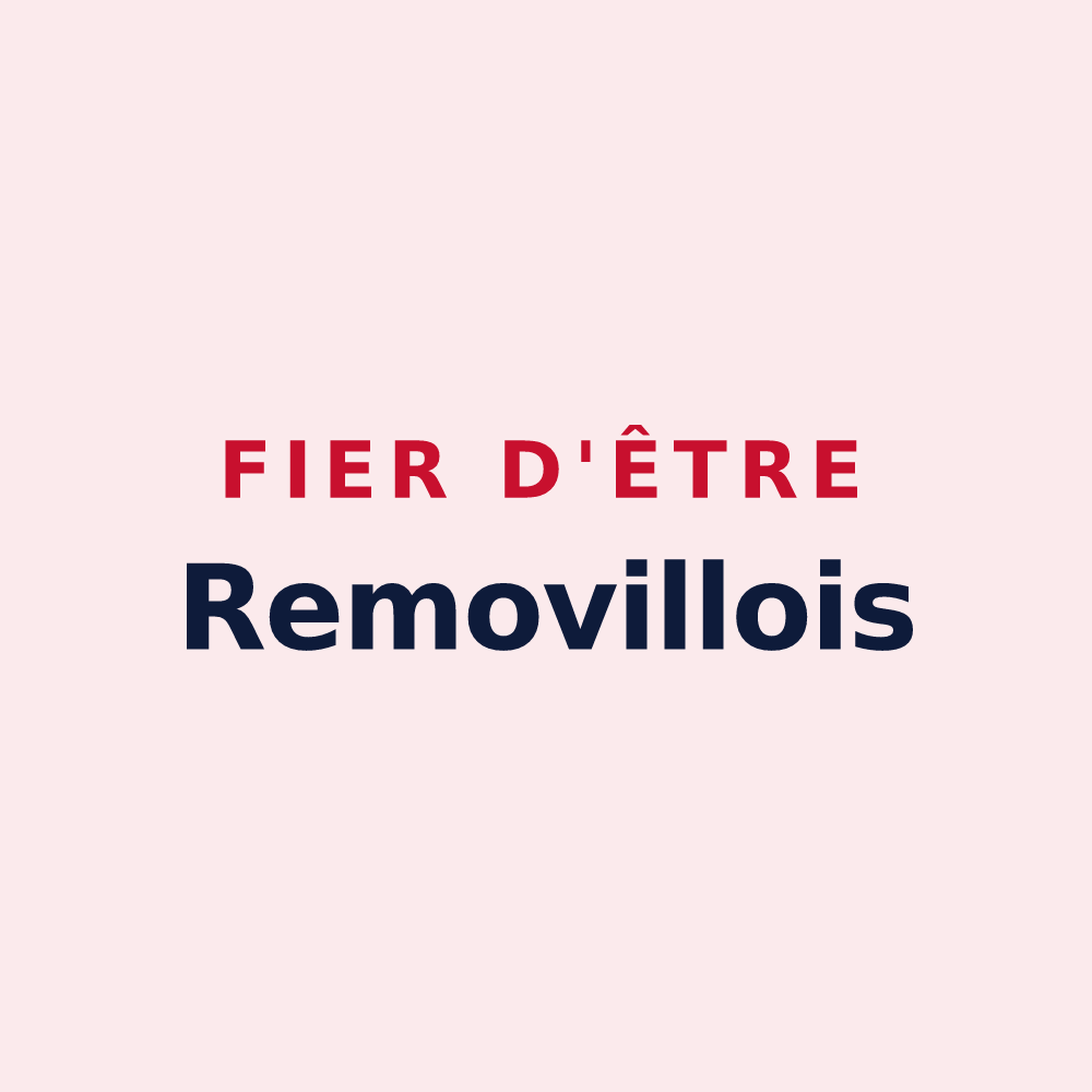 Magnet « Fier d'être Removillois » — design pour Removille