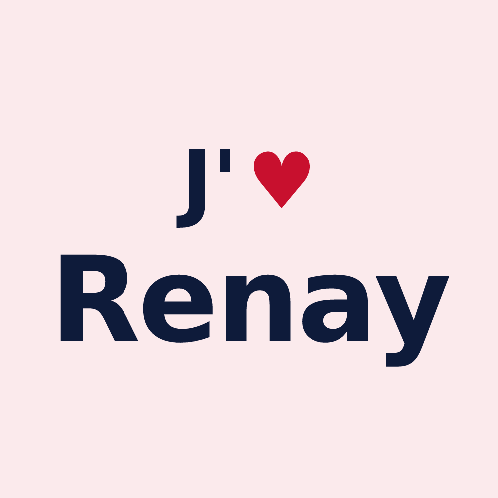 Magnet personnalisé Renay — design J'aime Renay
