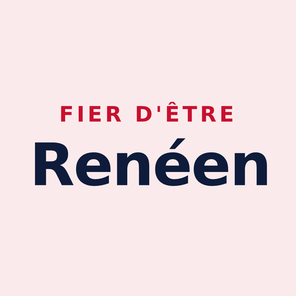 Magnet « Fier d'être Renéen » — design pour René
