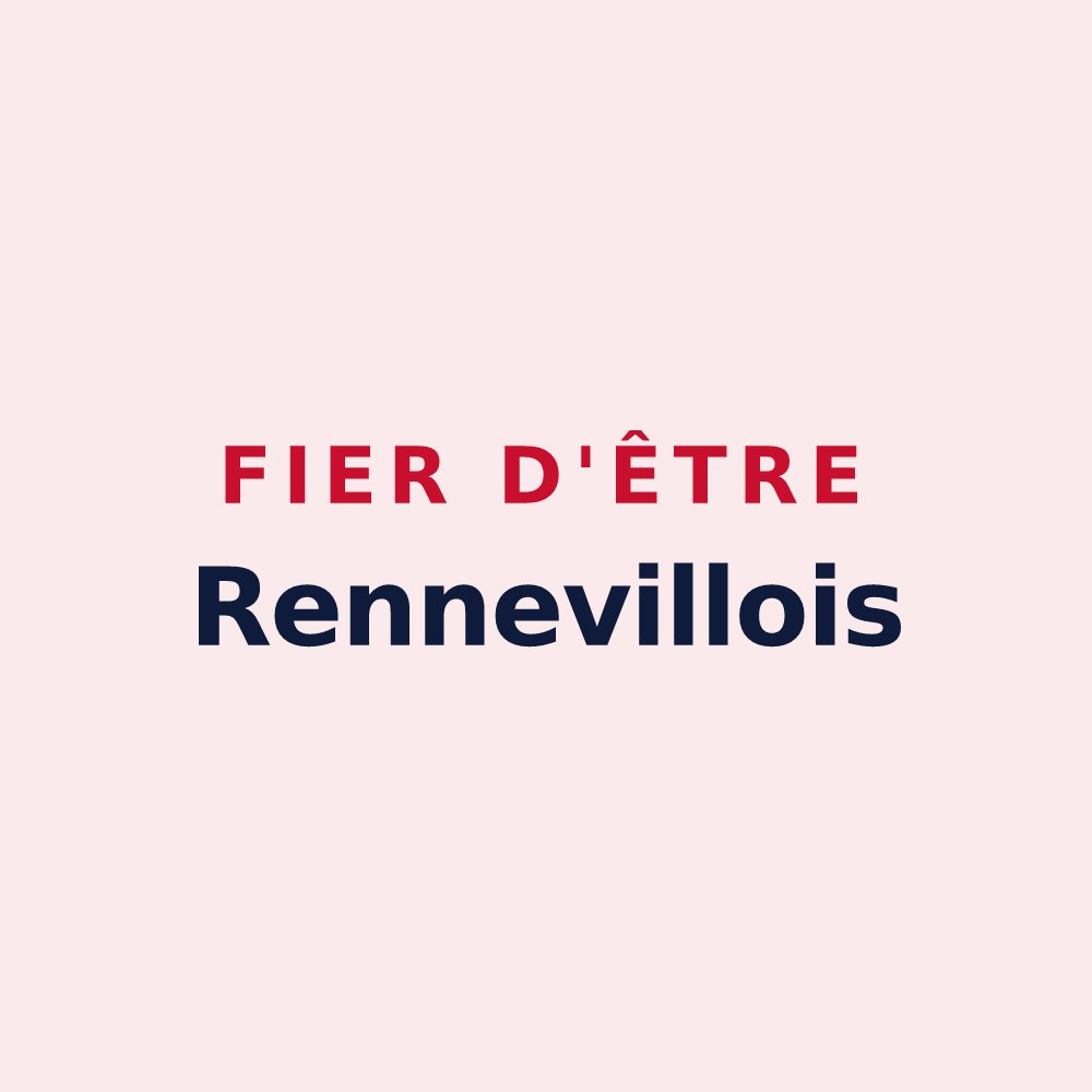 Magnet « Fier d'être Rennevillois » — design pour Renneville