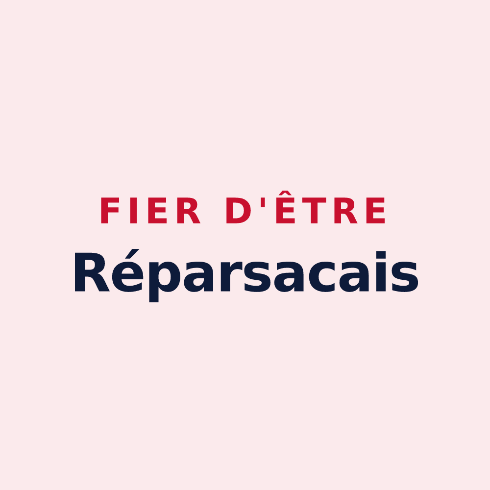 Magnet « Fier d'être Réparsacais » — design pour Réparsac