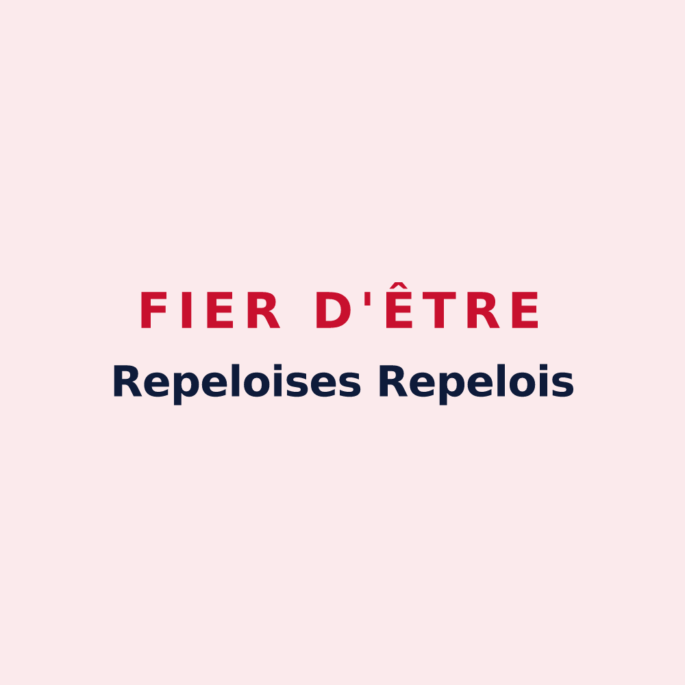 Magnet « Fier d'être Repeloises Repelois » — design pour Repel