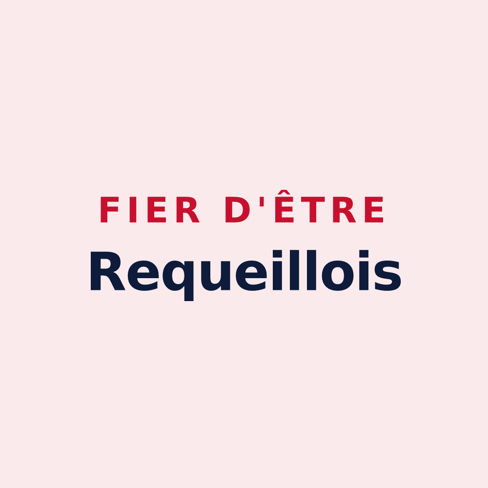Magnet « Fier d'être Requeillois » — design pour Requeil