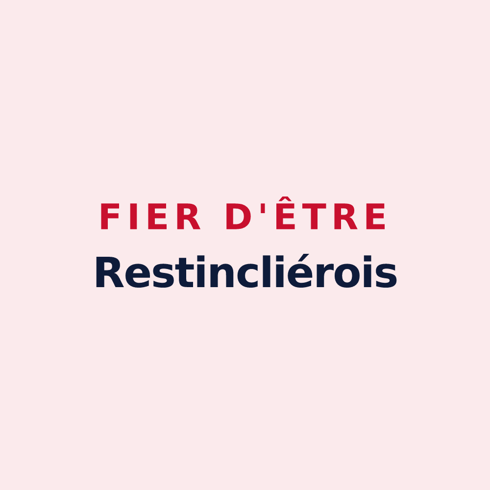 Magnet « Fier d'être Restincliérois » — design pour Restinclières