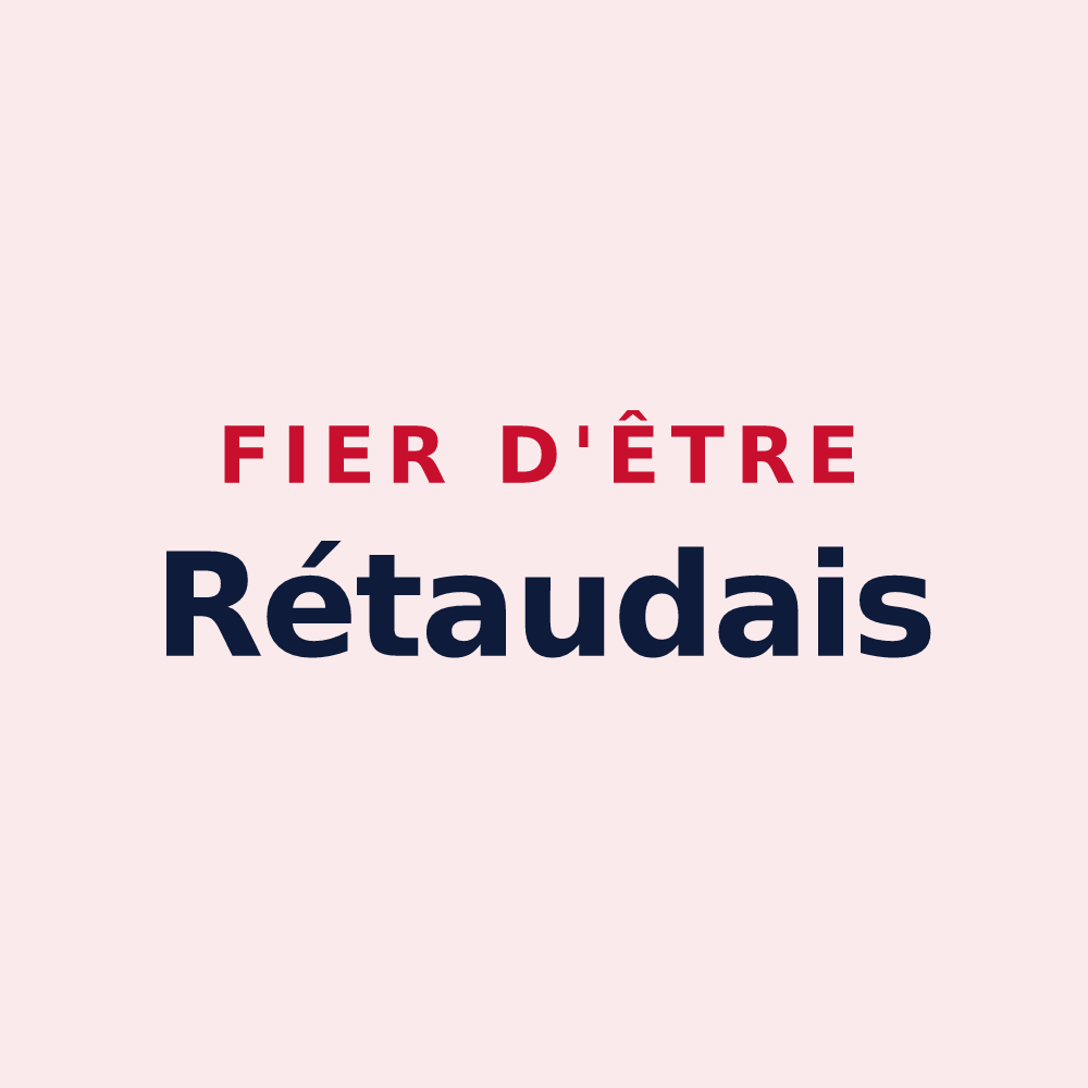 Magnet « Fier d'être Rétaudais » — design pour Rétaud