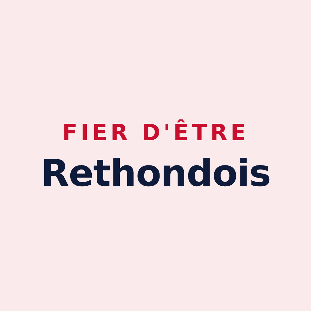 Magnet « Fier d'être Rethondois » — design pour Rethondes