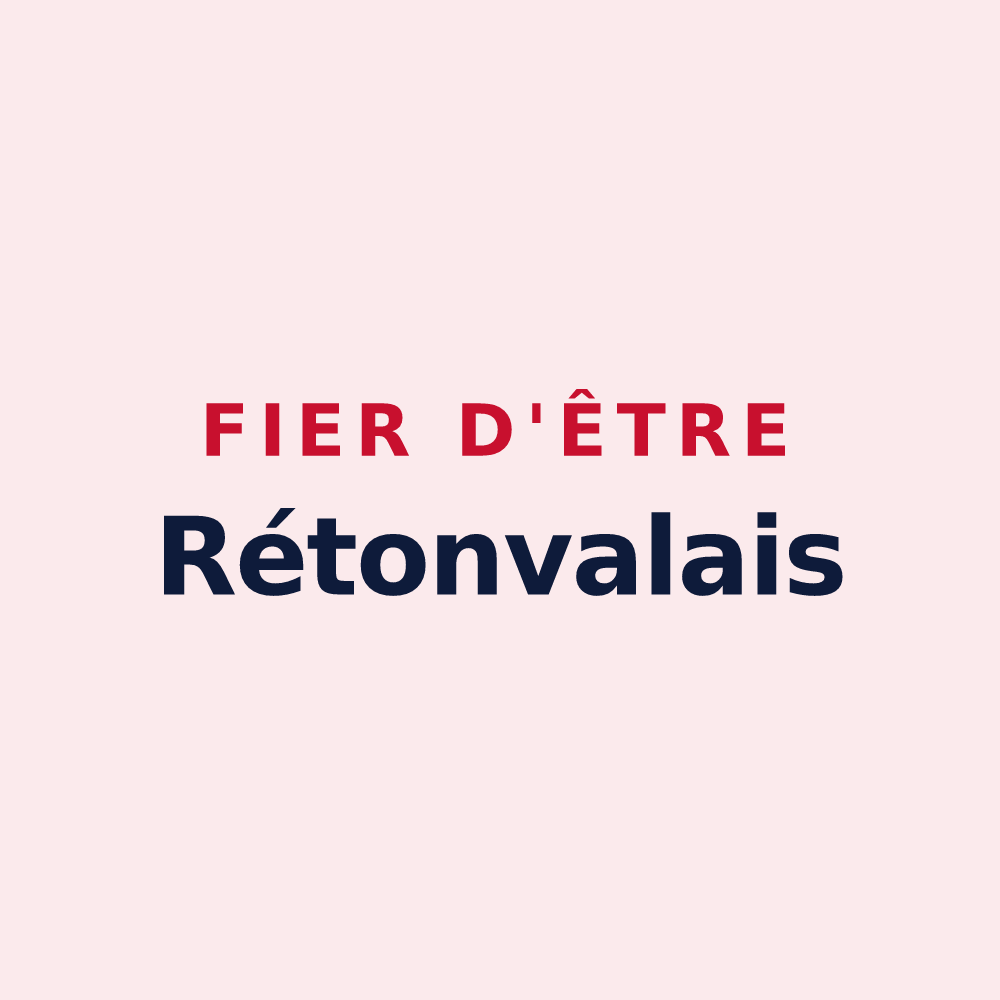 Magnet « Fier d'être Rétonvalais » — design pour Rétonval