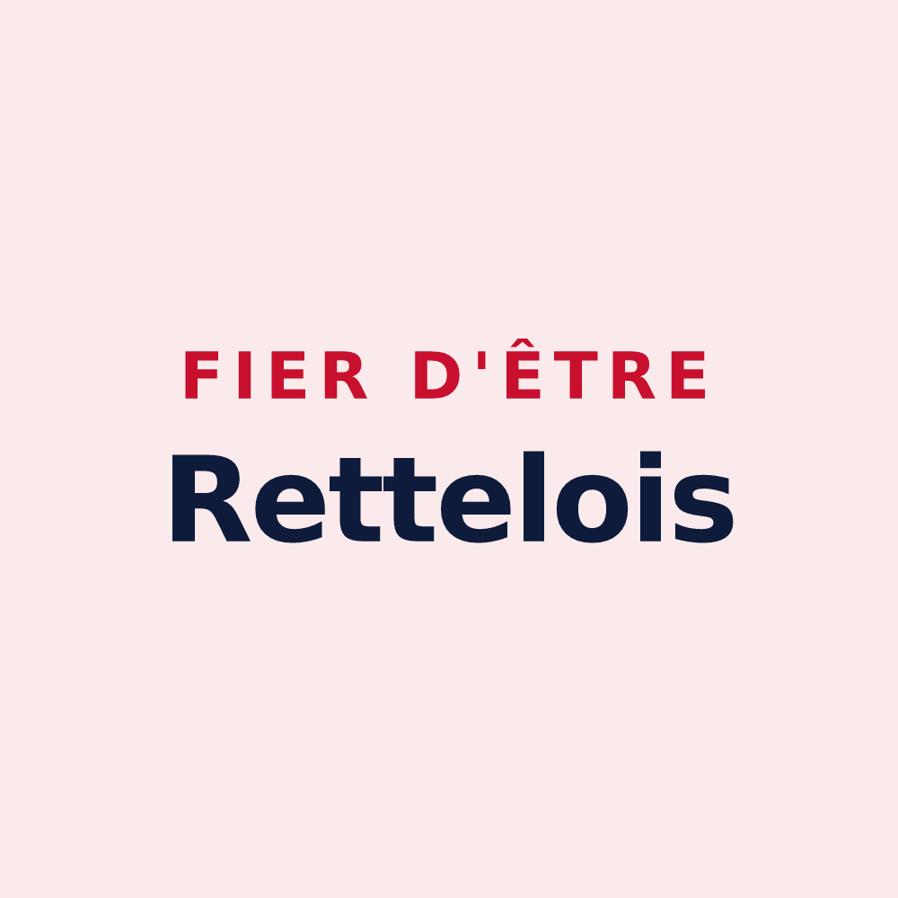 Magnet « Fier d'être Rettelois » — design pour Rettel