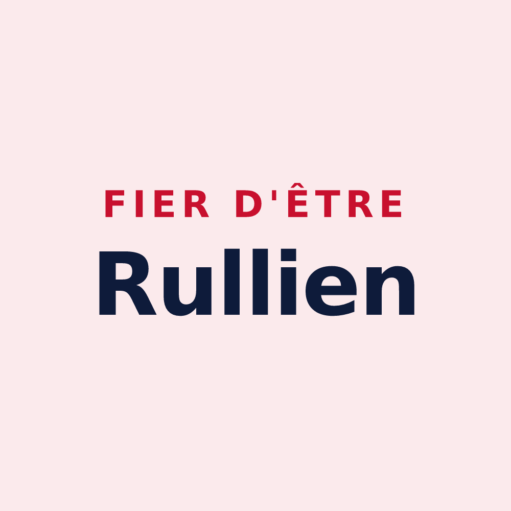 Magnet « Fier d'être Rullien » — design pour Reuilly