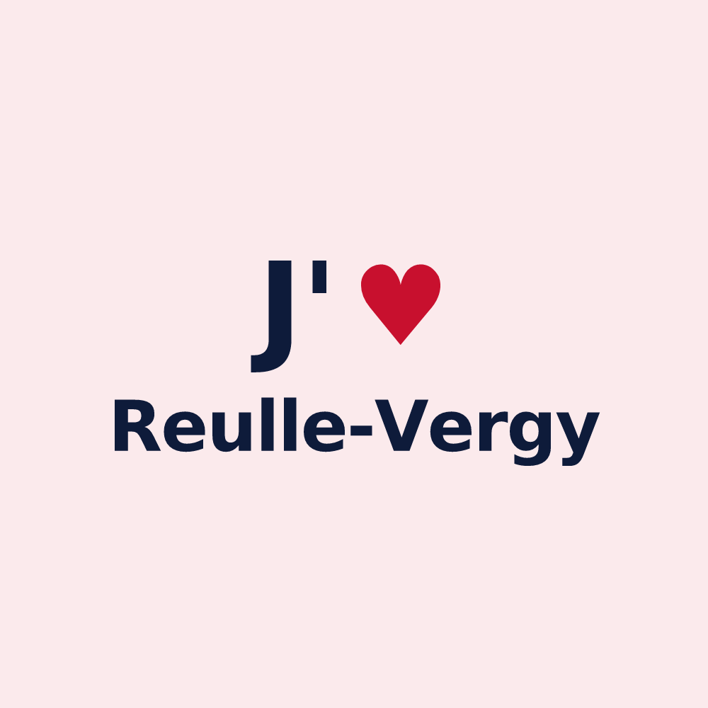 Magnet personnalisé Reulle-Vergy — design J'aime Reulle-Vergy