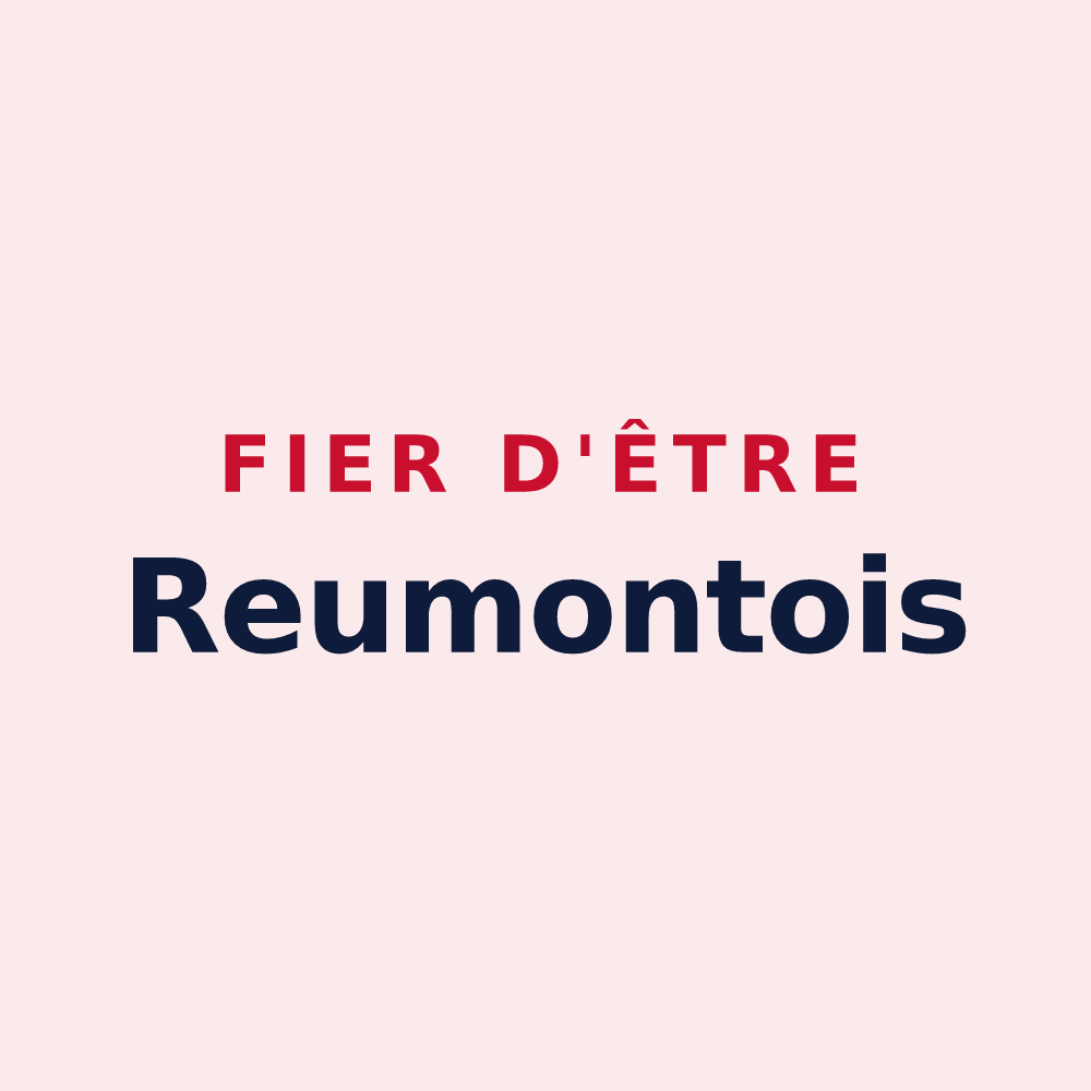 Magnet « Fier d'être Reumontois » — design pour Reumont