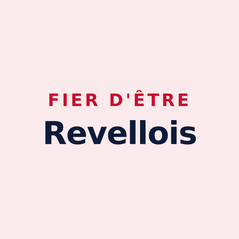 Magnet « Fier d'être Revellois » — design pour Revelles
