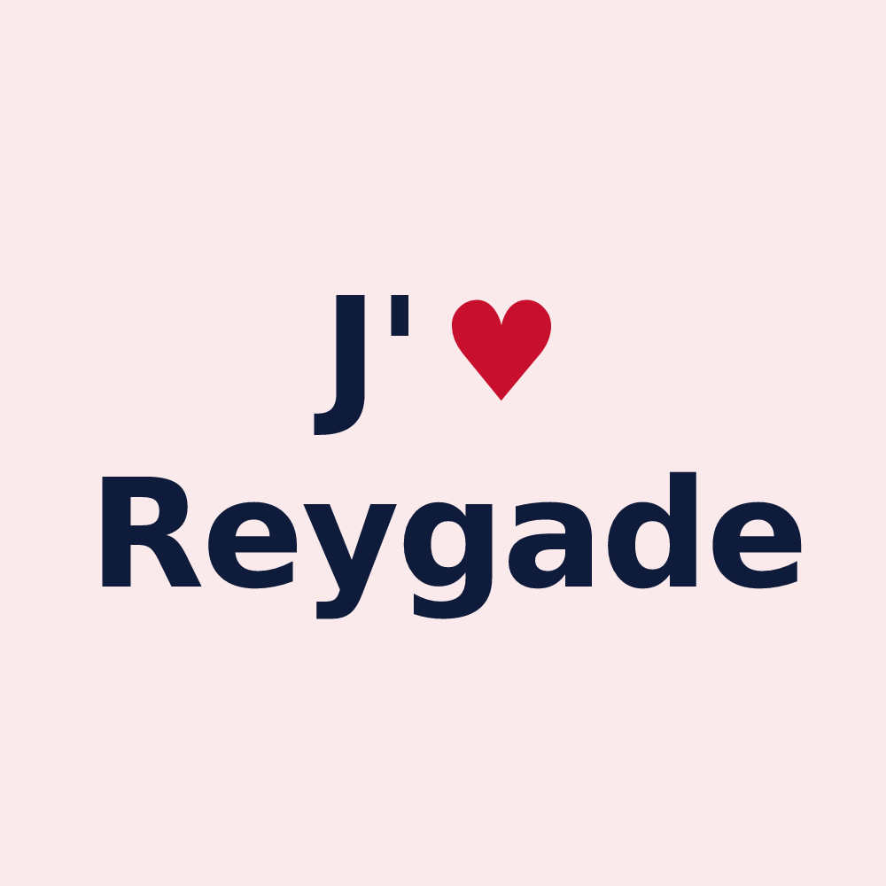 Magnet personnalisé Reygade — design J'aime Reygade