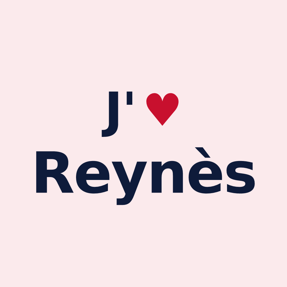 Magnet personnalisé Reynès — design J'aime Reynès