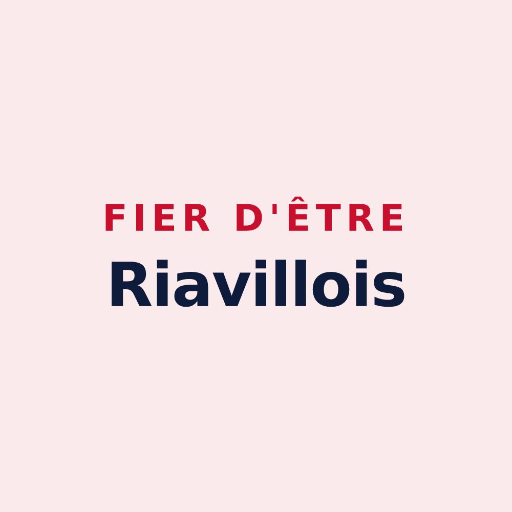 Magnet « Fier d'être Riavillois » — design pour Riaville