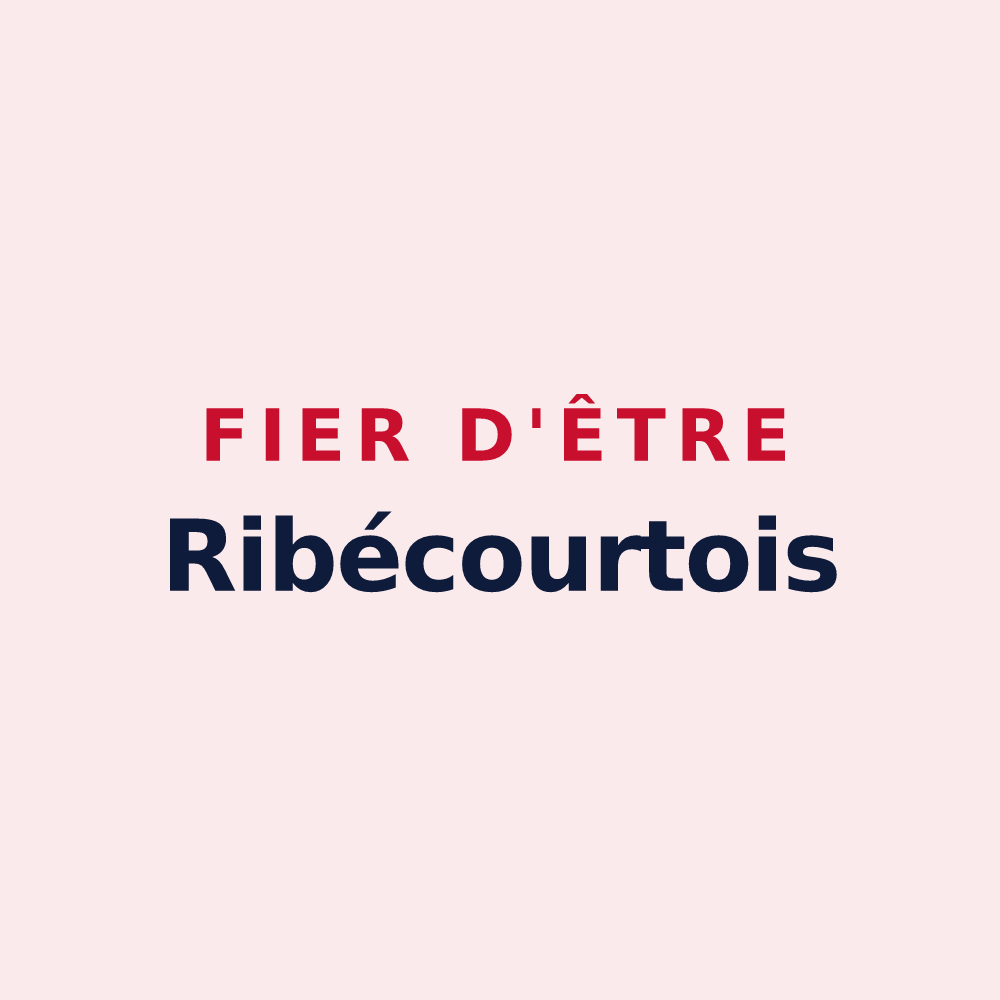 Magnet « Fier d'être Ribécourtois » — design pour Ribécourt-Dreslincourt