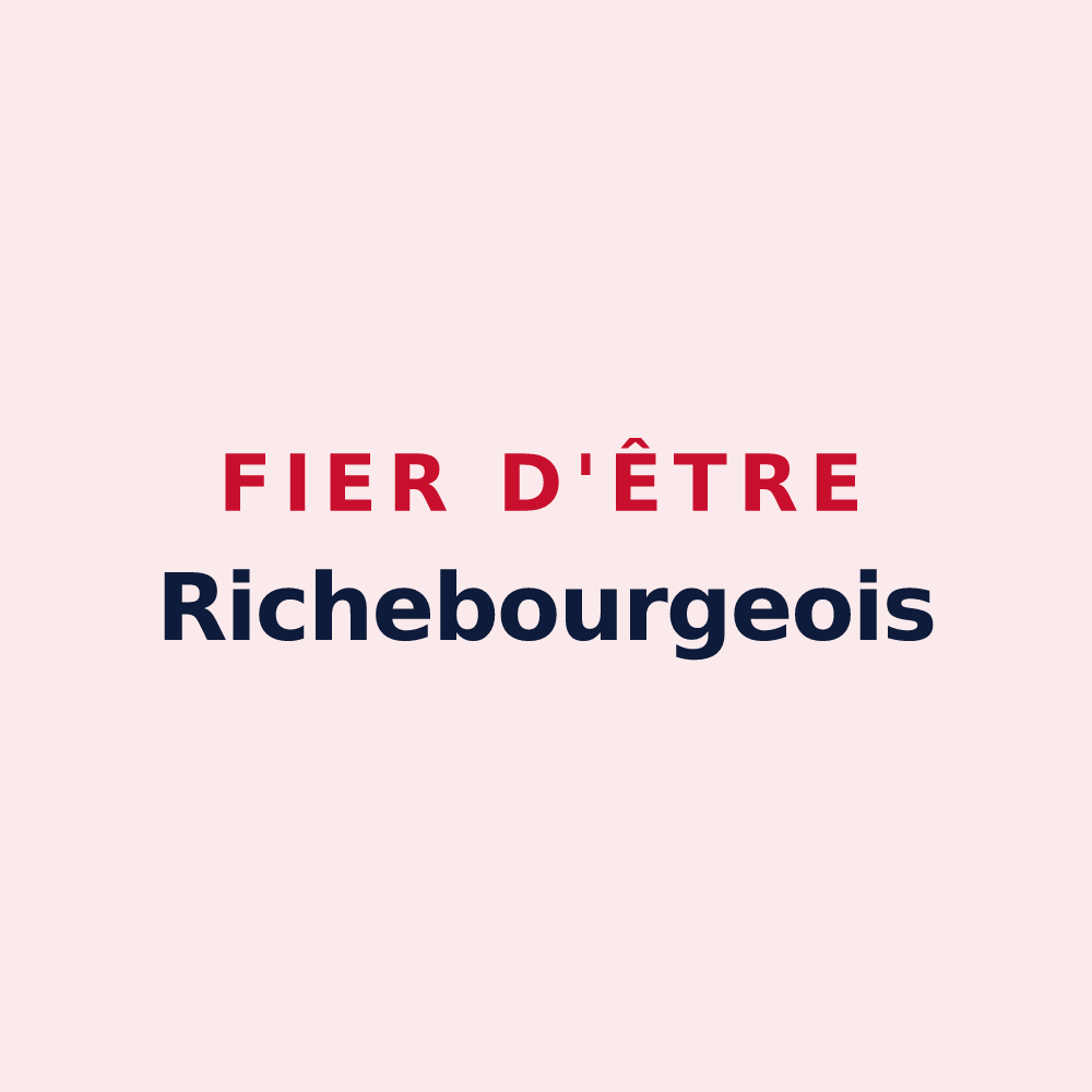 Magnet « Fier d'être Richebourgeois » — design pour Richebourg